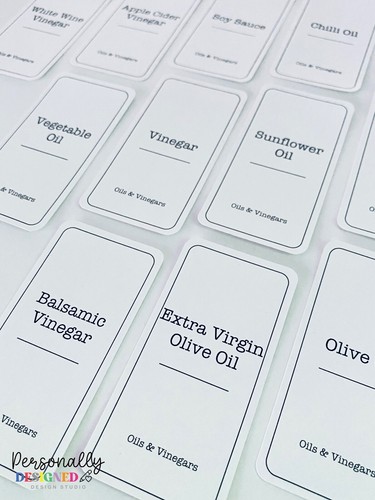 Minimalist labels for home - for,